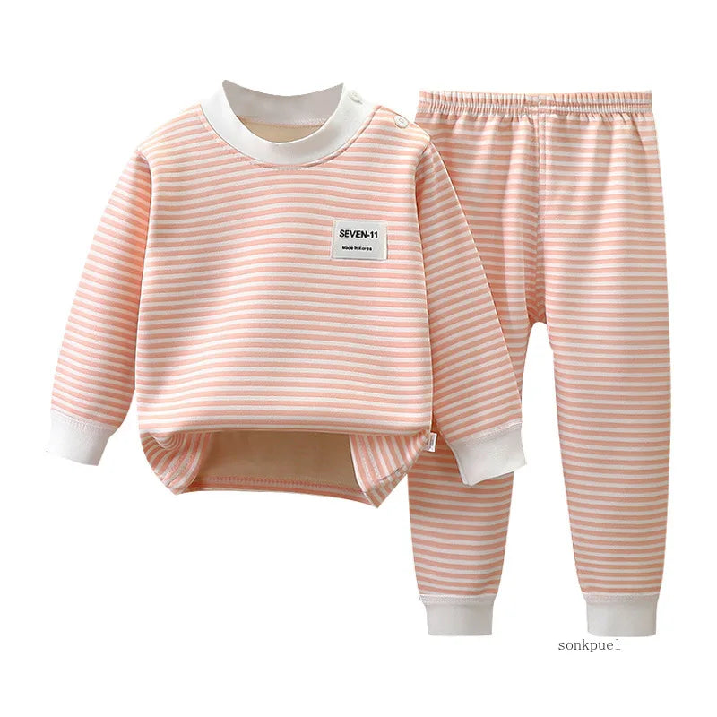 Kinder Herbst Winter Plüsch Top &amp; Hose Set