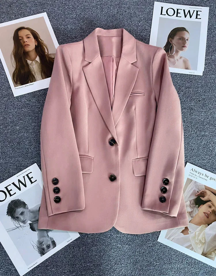 Blazer élégant pour femme de bureau printemps-été