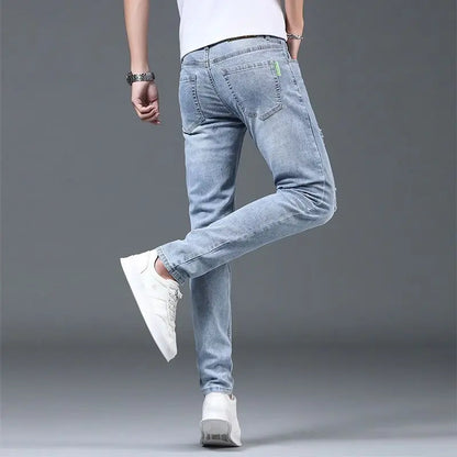 Luxuriöse koreanische Designer-Skinny-Jeans für den Sommer