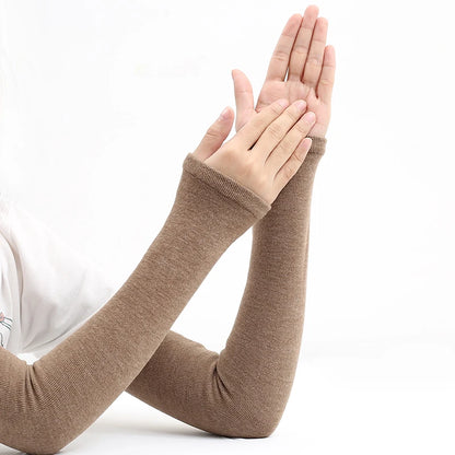 Manches longues en cachemire pour femme