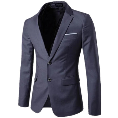 Blazer de costume d'affaires de haute qualité pour hommes - 9 couleurs