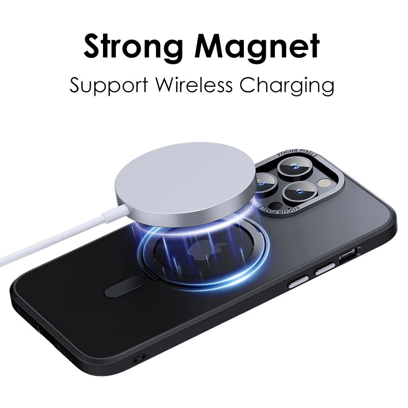 Magnetic Stand Phone Case - Transparent Mobile Covers
