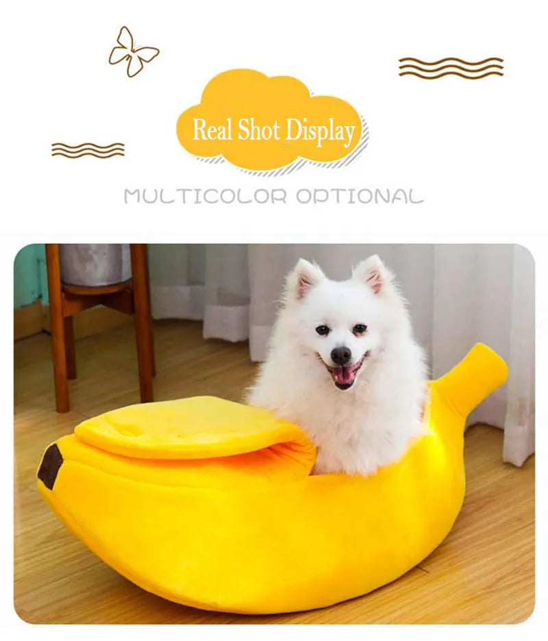 Banana Shaped Comfortable Pet Bedding