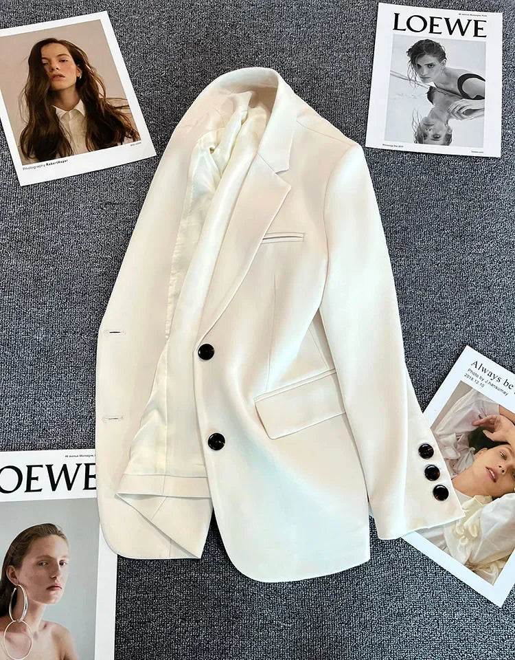 Blazer élégant pour femme de bureau printemps-été