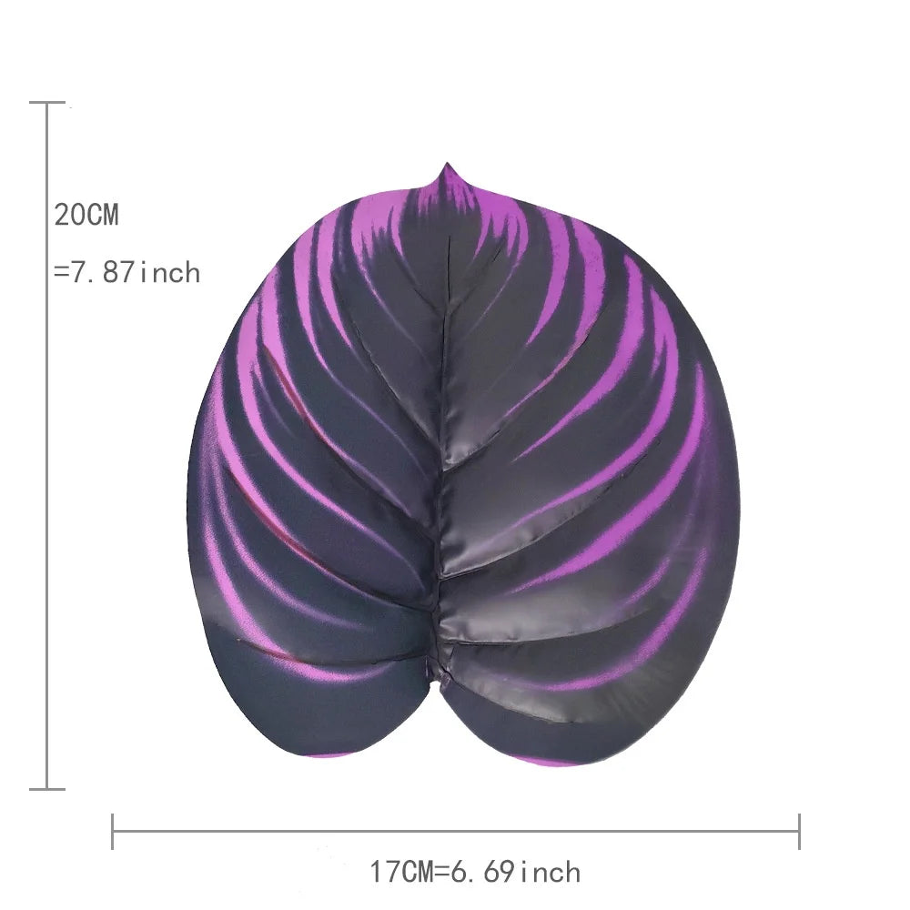 Purple Leaf Artificial Plant Home Decoration