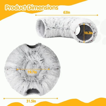 Faltbarer, warmer Haustier-Nest-Tunnel