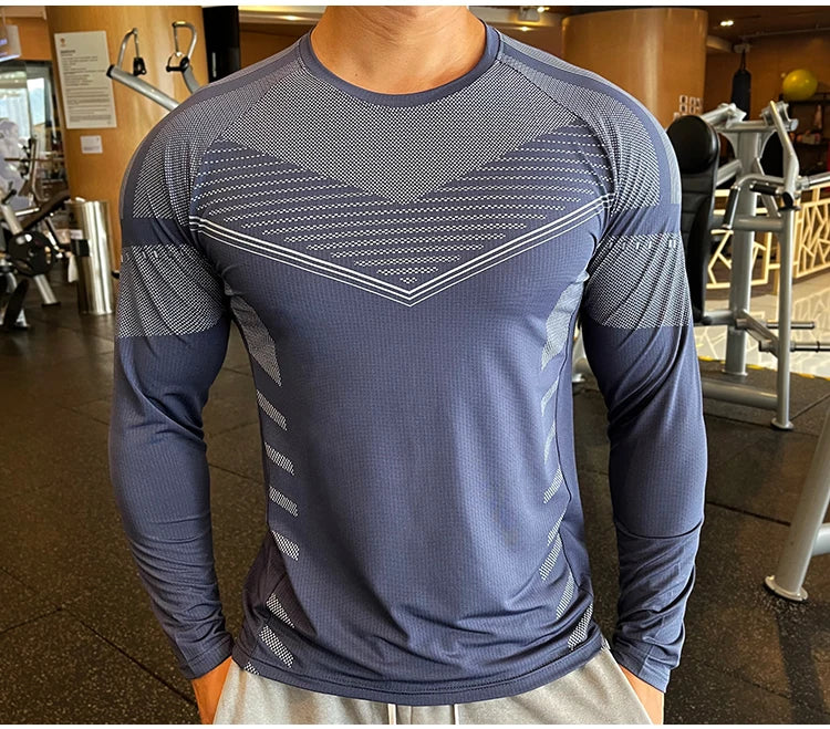 Men’s Short Sleeve Quick-Dry Rash Guard Shirt