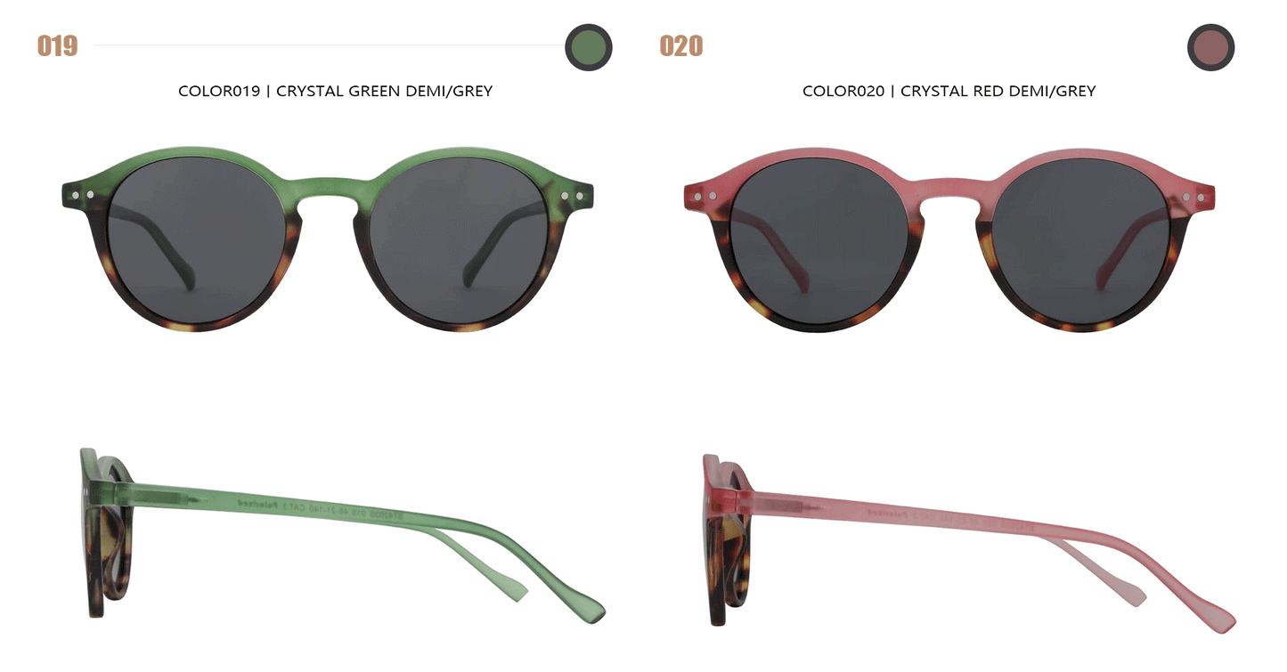 Unisex UV400 Retro Runde Sonnenbrille