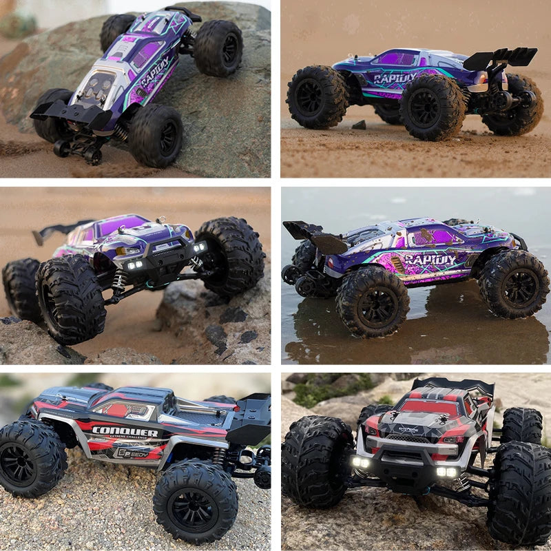 Voiture tout-terrain RC sans balais à grande vitesse 1:16