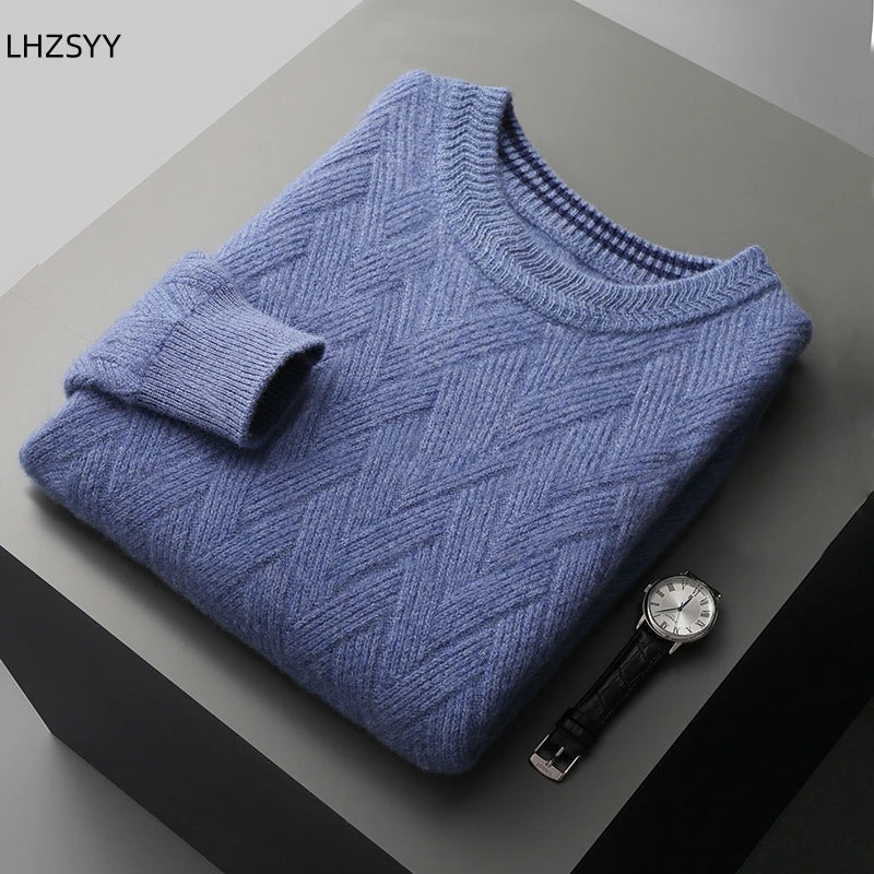 Men's Long Sleeve Winter Cashmere Sweater