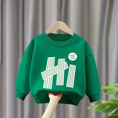 Black Hoodie Boys Tracksuit Set