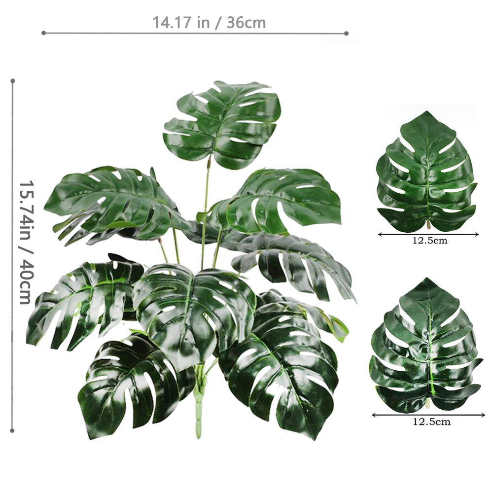 110 cm künstliche Monstera-Palme, Heimdekoration