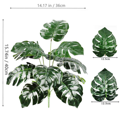 110cm Artificial Monstera Palm Tree Home Decor
