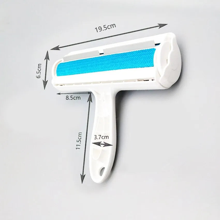 Self-Cleaning Pet Hair Remover Roller for One-Handed Operation