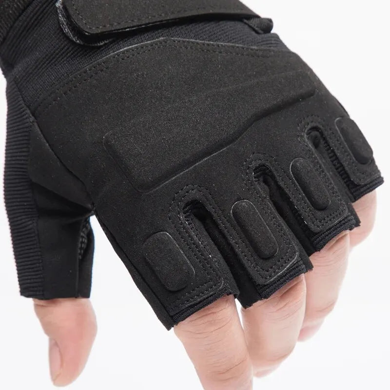 Outdoor Tactical Gloves – Half Finger for Sports & Combat