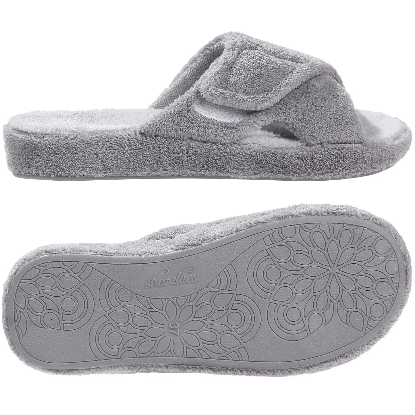 Cozy Fuzzy Slippers with Arch Support