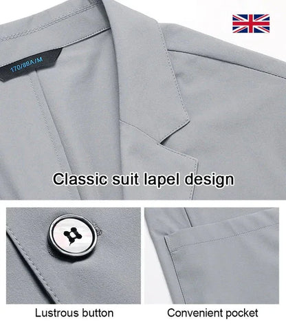 Leichter Sommerblazer für Herren – Slim Fit und atmungsaktiv