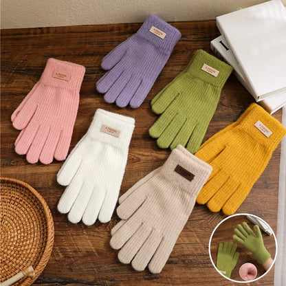 Fashionable Winter Knitted Touchscreen Gloves
