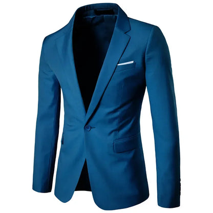 Blazer de costume d'affaires de haute qualité pour hommes - 9 couleurs