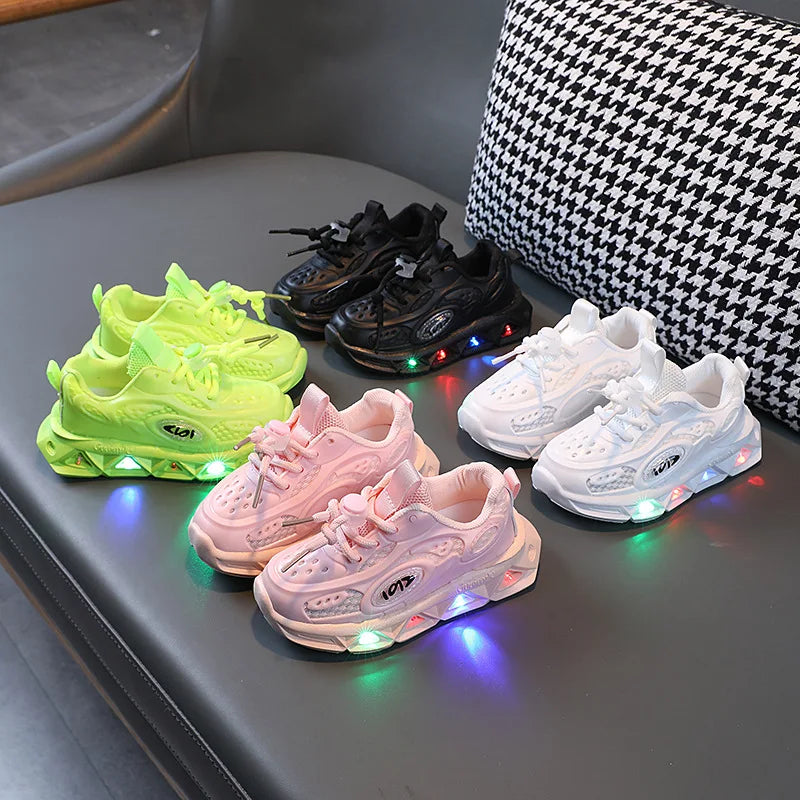 Fashionable Breathable Luminous Sneakers for Kids & Toddlers