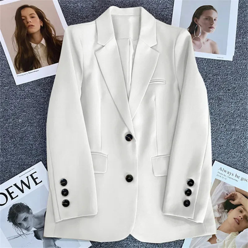 Blazer élégant pour femme de bureau printemps-été