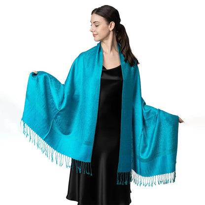 Poncho de voyage de luxe en cachemire – Enveloppements d'hiver chauds