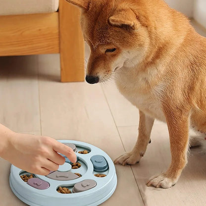 Dog Food Hiding Bowl  Slow Food Training - Interactive Educational Feeding Toy