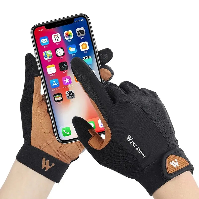 Unisex Full Finger Cycling Hiking Gloves