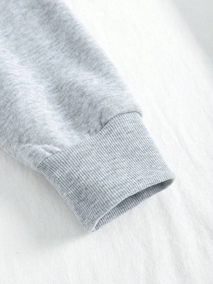 Unisex Long Seleve Warm Fleece Loose Oversized Hoodies