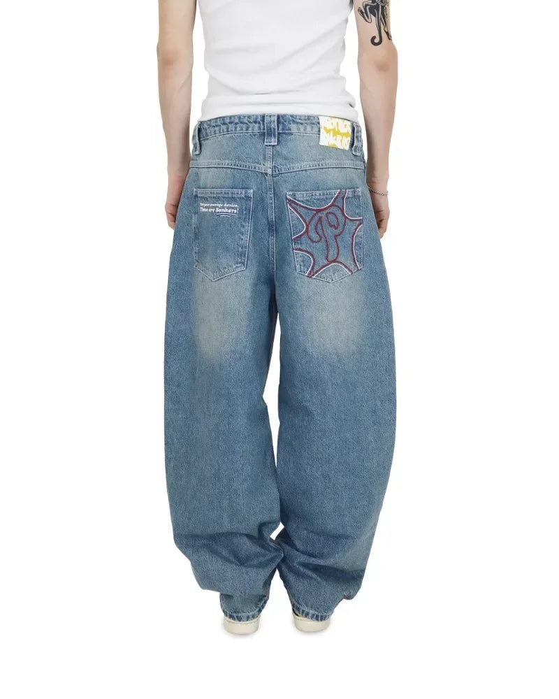 Jean baggy streetwear Y2K PROTECT