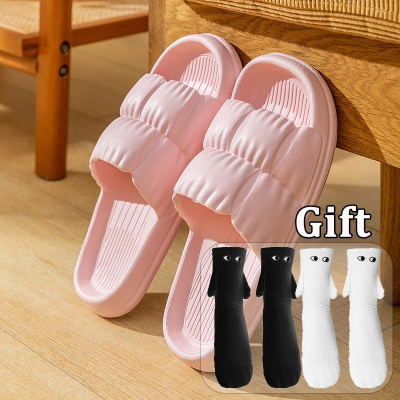 Comfortable Cloud Platform Slippers for All