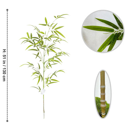 130-210cm Artificial Bamboo Leaves Wedding Decor