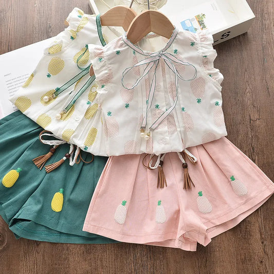 Baby Girl Sleeveless Dress - Kids Summer Clothes