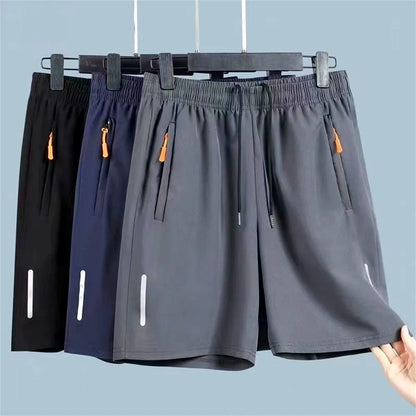 Ice Silk Men's Summer Shorts | Quick-Dry & Breathable