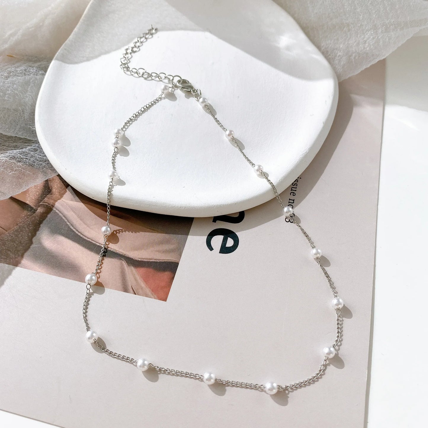 Women's Beads Neck Chain Necklace