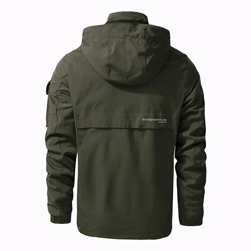 Men's Waterproof Hooded Outdoor Jacket