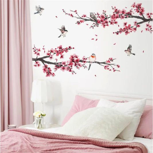 Décalcomanie murale fleur de cerisier