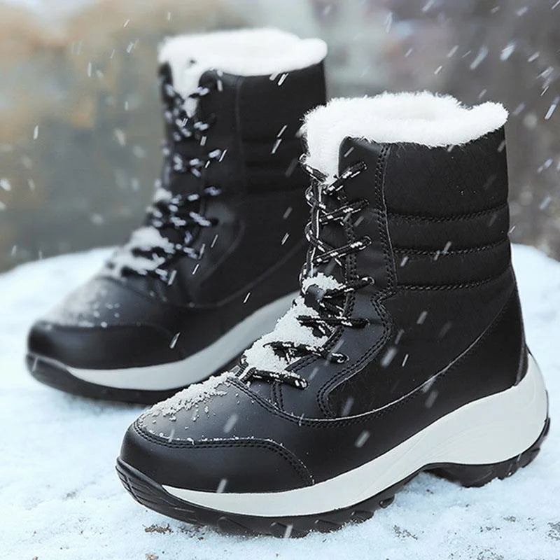 Gemütliche, wasserdichte Winterstiefel für Damen