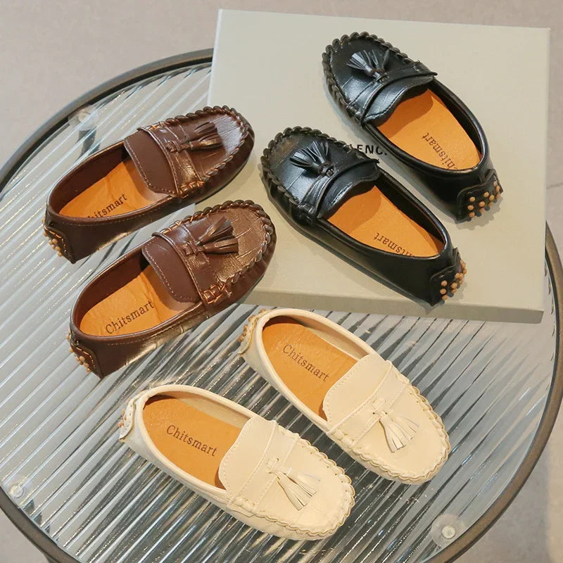 Moccasin Flats Loafers Boys Shoes