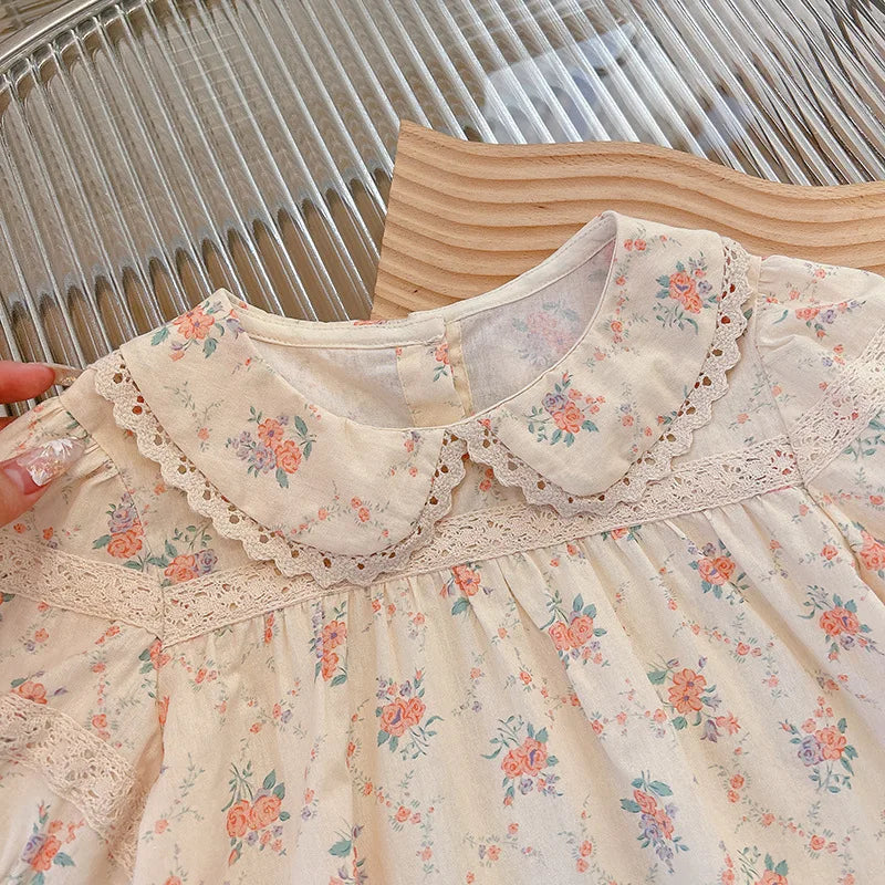 Ensemble de vêtements pour bébé fille – Robe d'été à manches courtes pour enfants