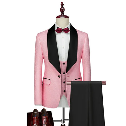 Costume de mariage 3 pièces pour homme