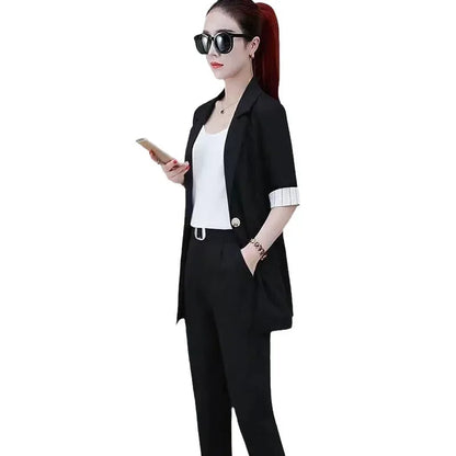 Women's Elegant High-End Feel Small Jacket 2-Piece Set