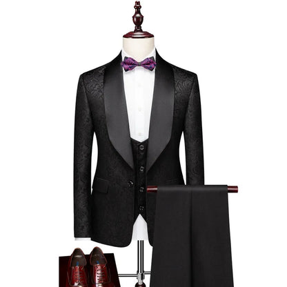 Costume de mariage 3 pièces pour homme