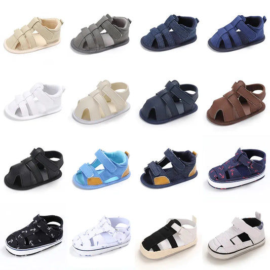 Summer Soft Anti Slip Crib Shoes - Kids Sandals