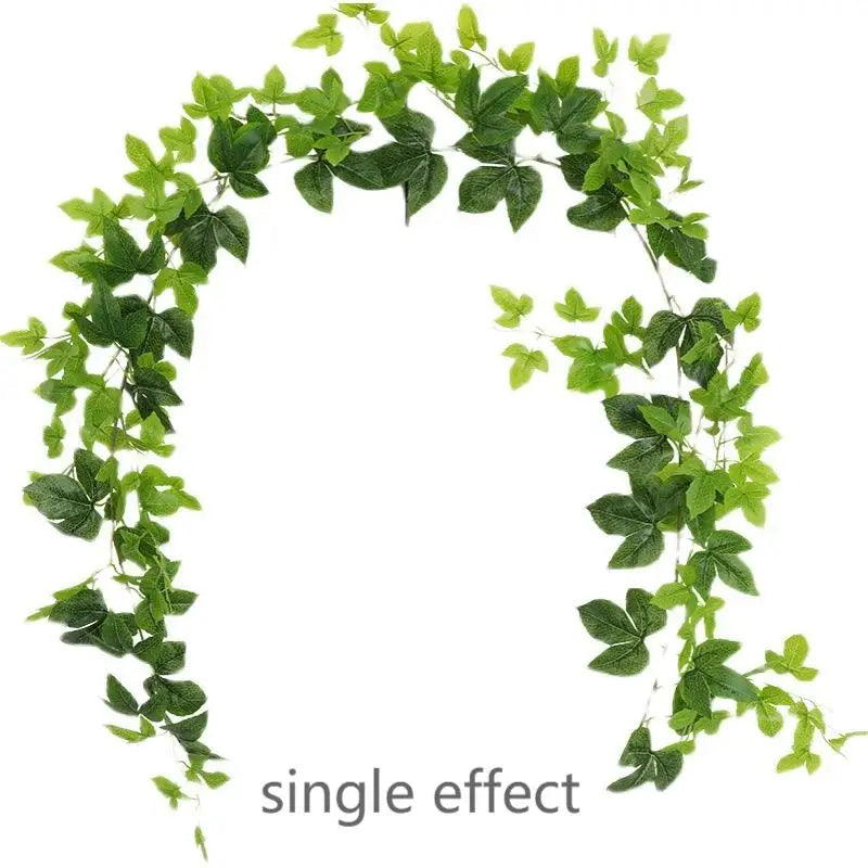 2.1M Green Ivy Leaf Wreath for DIY Wall and Event Decor