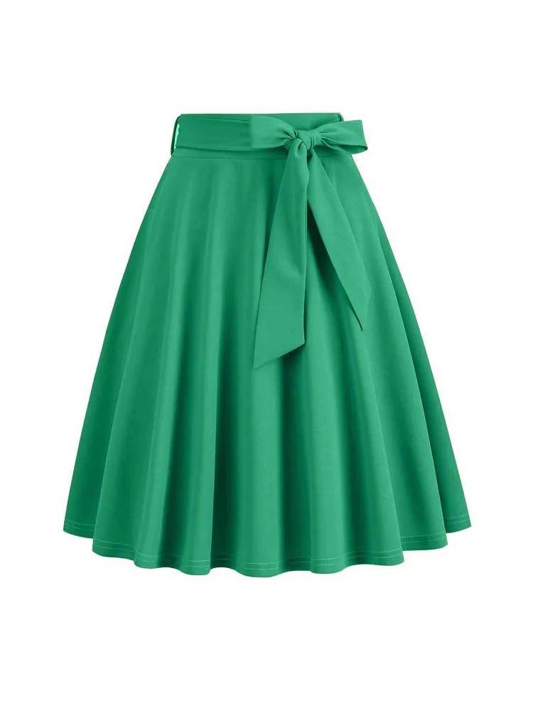 Eleganter Sommer Midi A-Linienrock