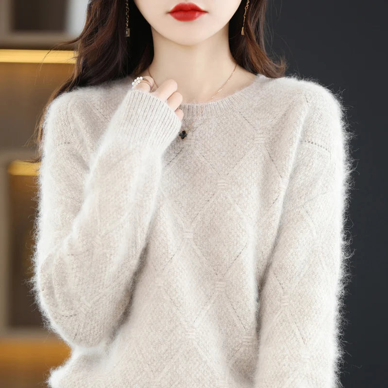 Luxurious Mink Cashmere Sweater for Women