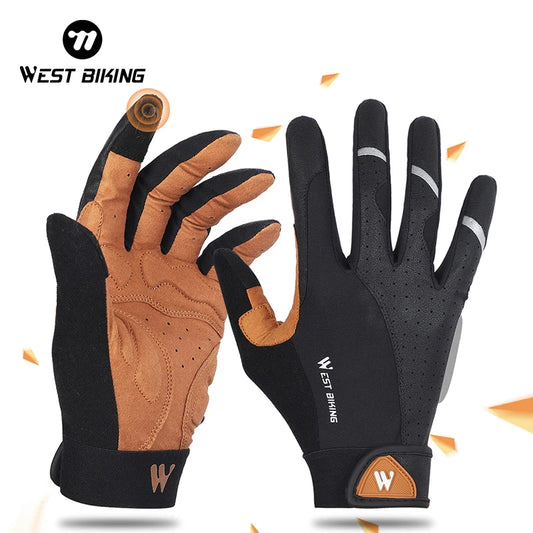 Unisex Full Finger Cycling Hiking Gloves