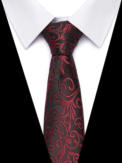 Handgefertigte blau-rot gestreifte Punktekrawatte für Männer