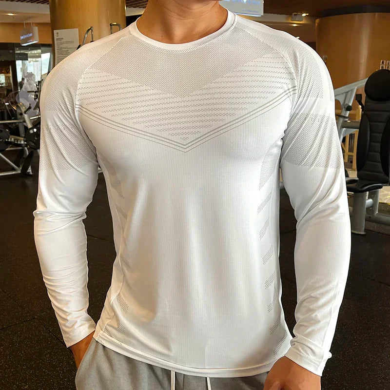 Men’s Short Sleeve Quick-Dry Rash Guard Shirt
